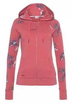 Толстовка с капюшоном на молнии KangaROOS Zip-Up Hoodie, розовый