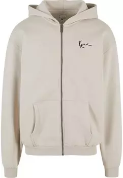 Толстовка с капюшоном на молнии Karl Kani Essential, песочный