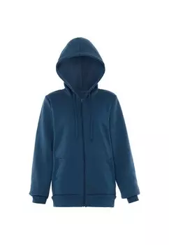 Толстовка с капюшоном на молнии kilata Zip-Up Hoodie, морской синий