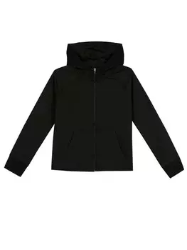 Толстовка с капюшоном на молнии Koton Zip-Up Hoodie, черный