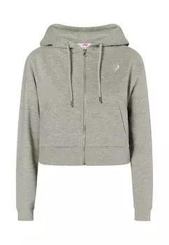 Толстовка с капюшоном на молнии MYMO Zip-Up Hoodie Blonda, пятнистый серый