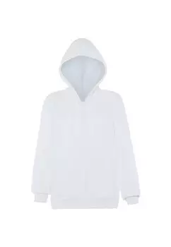 Толстовка с капюшоном на молнии NALLY, белый