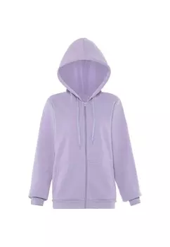 Толстовка с капюшоном на молнии NALLY Zip-Up Hoodie, лавандовый