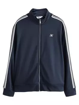 Толстовка с капюшоном на молнии Next, темно-синий