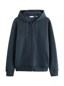 Толстовка с капюшоном на молнии Next Zip-Up Hoodie, темно-синий