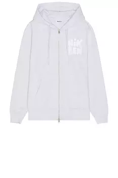 Толстовка с капюшоном на молнии Nikben, серый