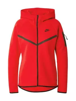 Толстовка с капюшоном на молнии Nike Sportswear Zip-Up Hoodie TECH FLEECE 2, красный