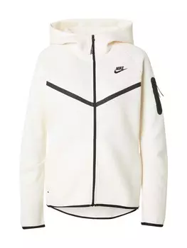 Толстовка с капюшоном на молнии Nike Sportswear TECH FLEECE 2, белый