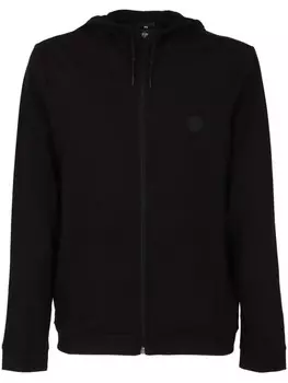 Толстовка с капюшоном на молнии Paul Smith, черный