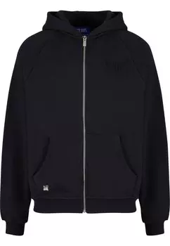 Толстовка с капюшоном на молнии Pequs, черный