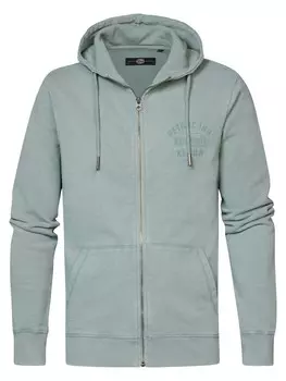 Толстовка с капюшоном на молнии Petrol Industries Belize, цвет Opal