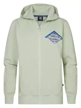Толстовка с капюшоном на молнии Petrol Industries, зеленый