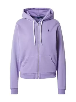 Толстовка с капюшоном на молнии Polo Ralph Lauren Zip-Up Hoodie, светло-фиолетовый