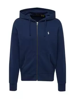 Толстовка с капюшоном на молнии Polo Ralph Lauren Zip-Up Hoodie, темно-синий
