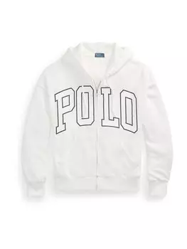 Толстовка с капюшоном на молнии Polo Ralph Lauren ISLAND, белый