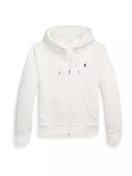 Толстовка с капюшоном на молнии Polo Ralph Lauren, белый