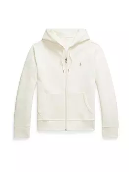 Толстовка с капюшоном на молнии Polo Ralph Lauren, кремовый