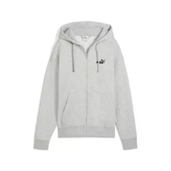 Толстовка с капюшоном на молнии PUMA Ess No. 1, серый
