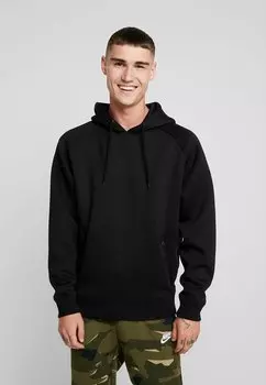 Толстовка с капюшоном на молнии RAGLAN Urban Classics, черный