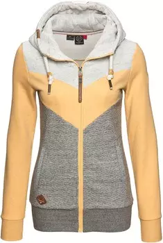 Толстовка с капюшоном на молнии Ragwear, разноцветный