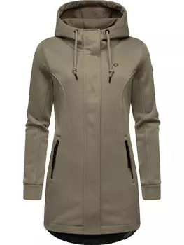 Толстовка с капюшоном на молнии Ragwear Zip-Up Hoodie Letti, цвет umbra