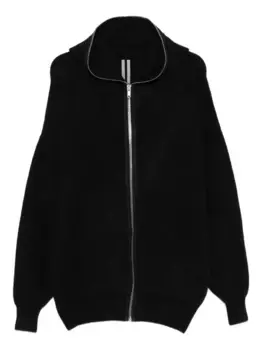 Толстовка с капюшоном на молнии Rick Owens, черный