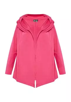 Толстовка с капюшоном на молнии ROCKEASY, розовый
