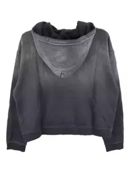 Толстовка с капюшоном на молнии с эффектом выцветания NO/FAITH STUDIOS, серый