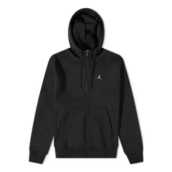 Толстовка с капюшоном на молнии с капюшоном Air Jordan, черный