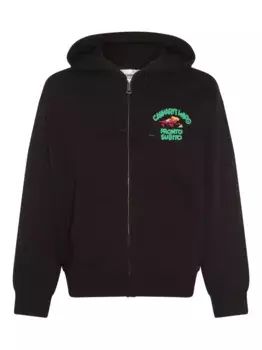 Толстовка с капюшоном на молнии с логотипом CARHARTT WIP, черный