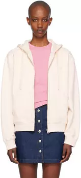 Толстовка с капюшоном на молнии с нашивкой Off-White Baby Fox Maison Kitsune