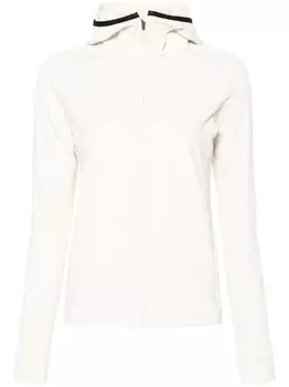 Толстовка с капюшоном на молнии с прорезиненным логотипом Rossignol, серый