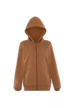 Толстовка с капюшоном на молнии Sidona Zip-Up Hoodie, кэмел