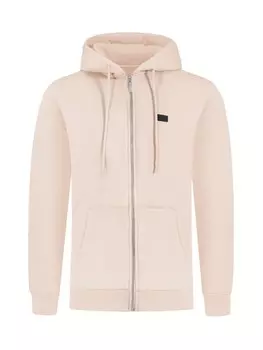 Толстовка с капюшоном на молнии Smilodox Zip-Up Hoodie, светло-коричневый
