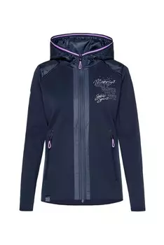 Толстовка с капюшоном на молнии Soccx Zip-Up Hoodie Meerliebe III, синий