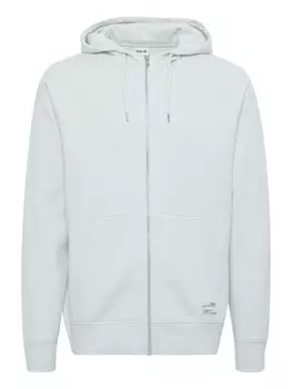Толстовка с капюшоном на молнии !Solid Zip-Up Hoodie Lenz, пастельный синий
