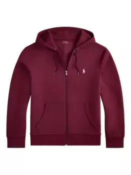 Толстовка с капюшоном на молнии спереди POLO RALPH LAUREN, красный