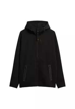 Толстовка с капюшоном на молнии Superdry, черный