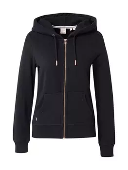 Толстовка с капюшоном на молнии Superdry Essential, черный