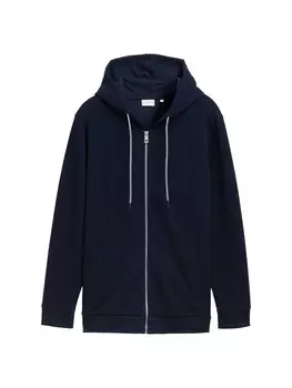 Толстовка с капюшоном на молнии TOM TAILOR Zip-Up Hoodie, морской синий