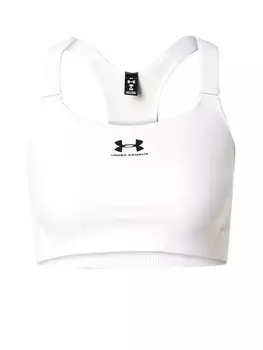 Толстовка с капюшоном на молнии UNDER ARMOUR Bralette Zip-Up Hoodie, белый