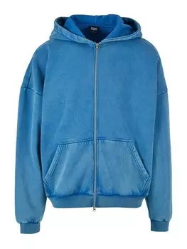 Толстовка с капюшоном на молнии Urban Classics Zip-Up Hoodie, королевский синий