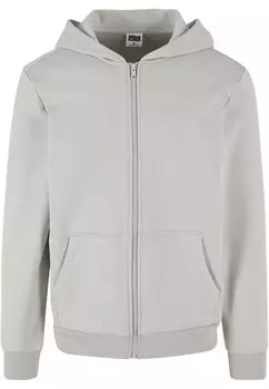 Толстовка с капюшоном на молнии Urban Classics Zip-Up Hoodie, серый
