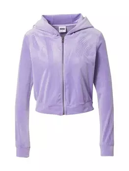 Толстовка с капюшоном на молнии Urban Classics, цвет Dark purple