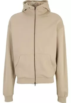 Толстовка с капюшоном на молнии Urban Classics, песочный