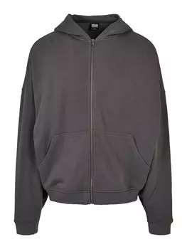 Толстовка с капюшоном на молнии Urban Classics, темно-серый