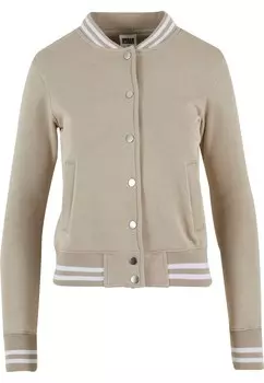 Толстовка с капюшоном на молнии Urban Classics, бежевый