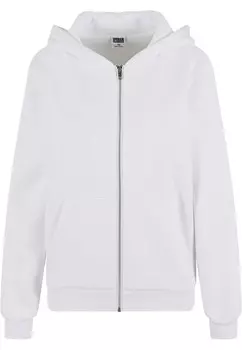 Толстовка с капюшоном на молнии Urban Classics, белый