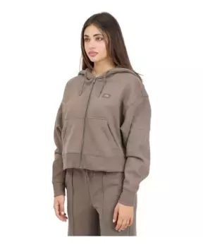 Толстовка с капюшоном на молнии женский свитер дубовый порт Dickies, коричневый