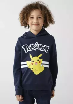 Толстовка с капюшоном Name It "NKFJU POKEMON BOXY SWEAT WH BRU NOOS SKY", цвет Dark Sapphir